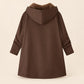 Winter Plush-Lined Cozy Hooded Coat