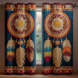 Sacred Dreamcatcher Quilted Curtains