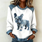 Patchwork Sweatshirt Women – Relaxed Urban Style
