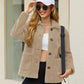 Women's Loose Soft Fleece Sherpa Teddy Jacket