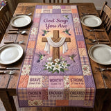 Grace In Flight Quilted Table Runner