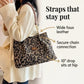 Leopard Print Tote with Chain Detail