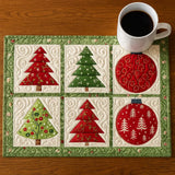 Christmas Tree Quilted Place Mat