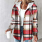 Women’s Plaid Hooded Zip-Up Jacket