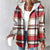 Women’s Plaid Hooded Zip-Up Jacket
