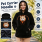 Cozy Pet Carrier Hoodie Built in Pouch for Cats Small Dogs