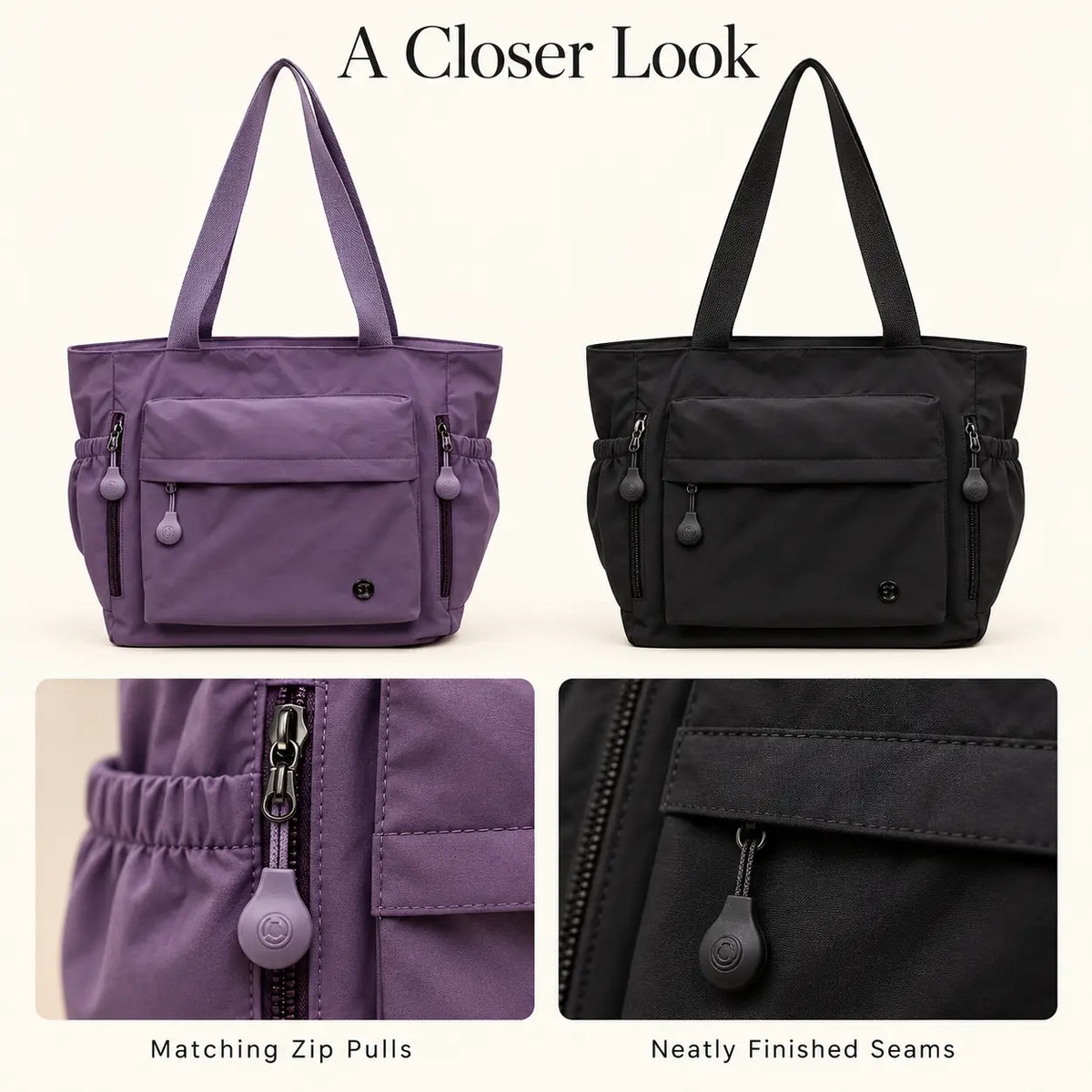Multifunctional Large Capacity Commuter Tote Bag