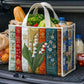 Cozy Books Quilted Shopping Bag