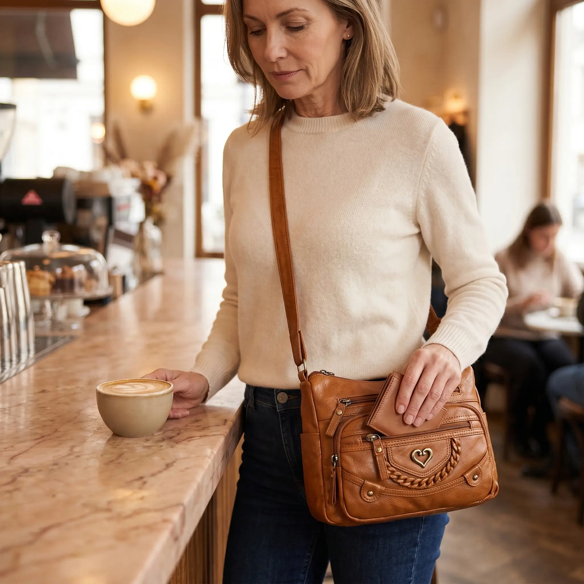 Multi-Pocket Crossbody Bag for Everyday Carry