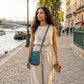 PU Small Openwork Carving Lightweight Crossbody Phone Bag