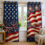 Patriot Palette Quilted Curtains