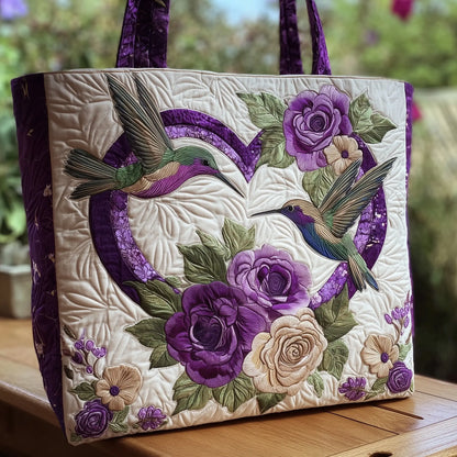 Amethyst Pair Handmade Tote Bag