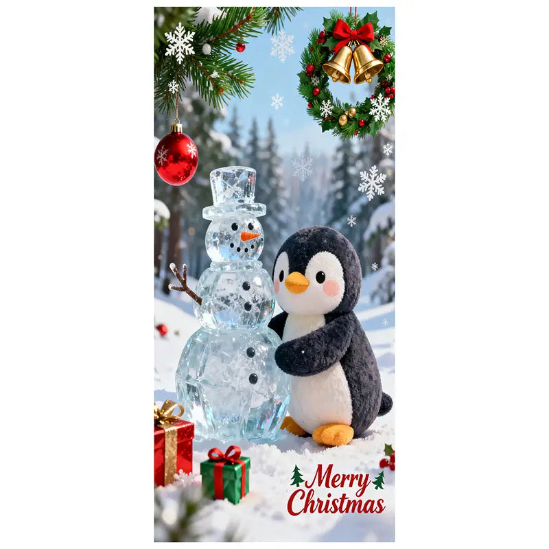 Christmas Door Cover – Instant Holiday Decor