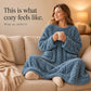 Women's Thick Long-Sleeve Look House Dress