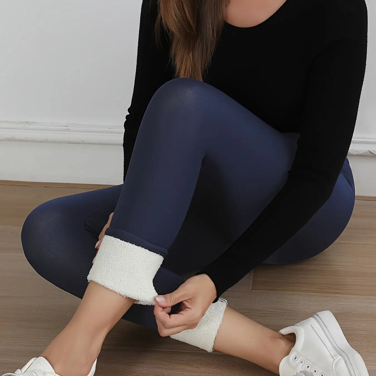 Women's High Waist Fleece Lined Thermal Pants