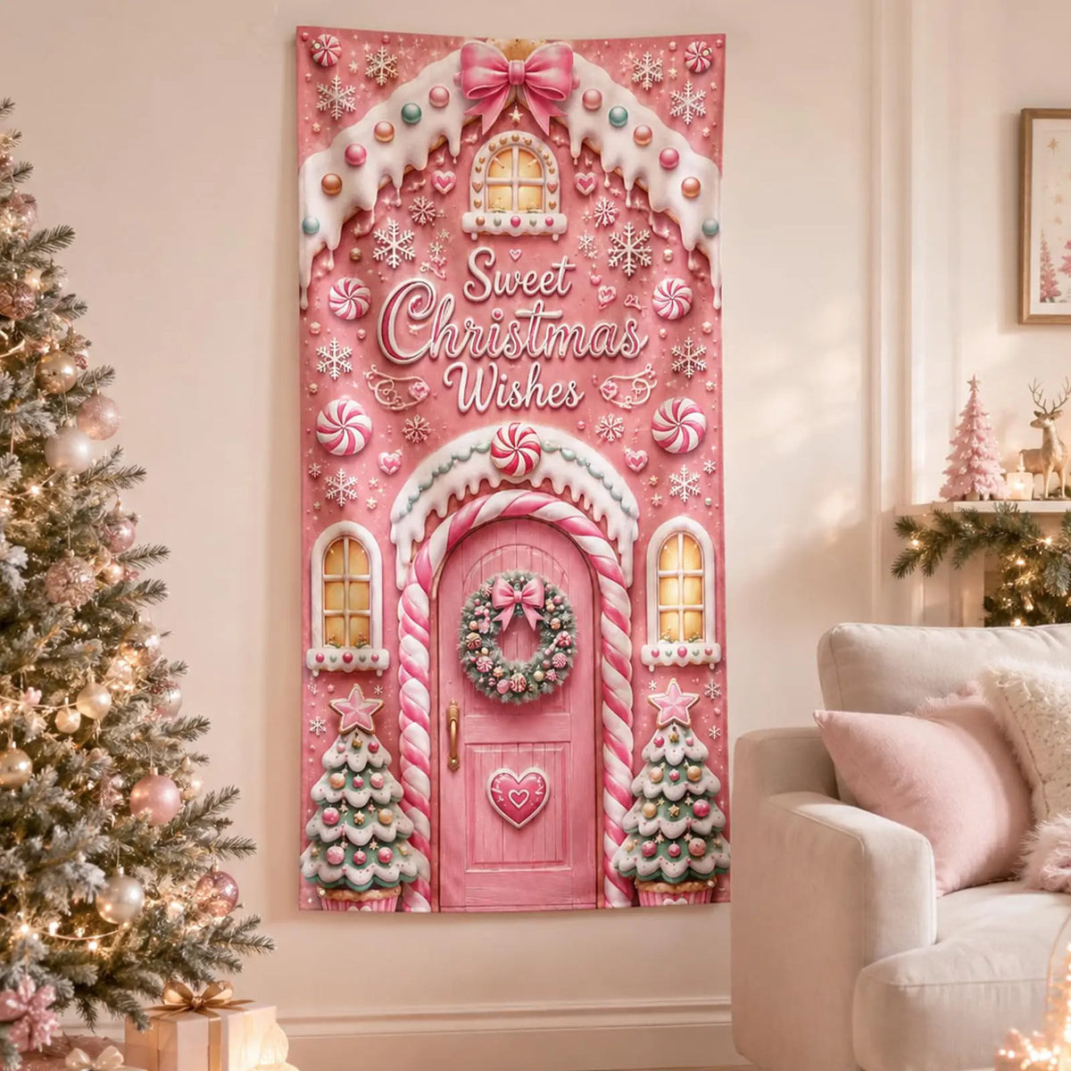 Christmas Door Cover – Instant Holiday Decor