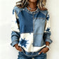 Patchwork Sweatshirt Women – Relaxed Urban Style