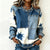 Patchwork Sweatshirt Women – Relaxed Urban Style