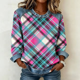 Patchwork Sweatshirt Women – Relaxed Urban Style