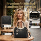 3 PCS Women's Elegant Embroidered Pattern Tote Bag