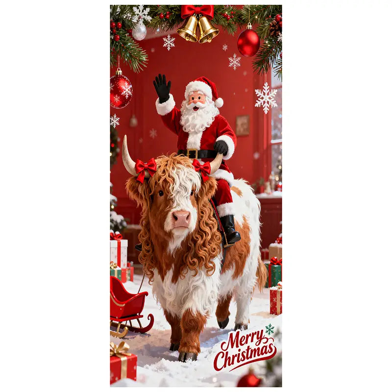 Christmas Door Cover – Instant Holiday Decor