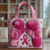 Pink Fighter Handmade Tote Bag