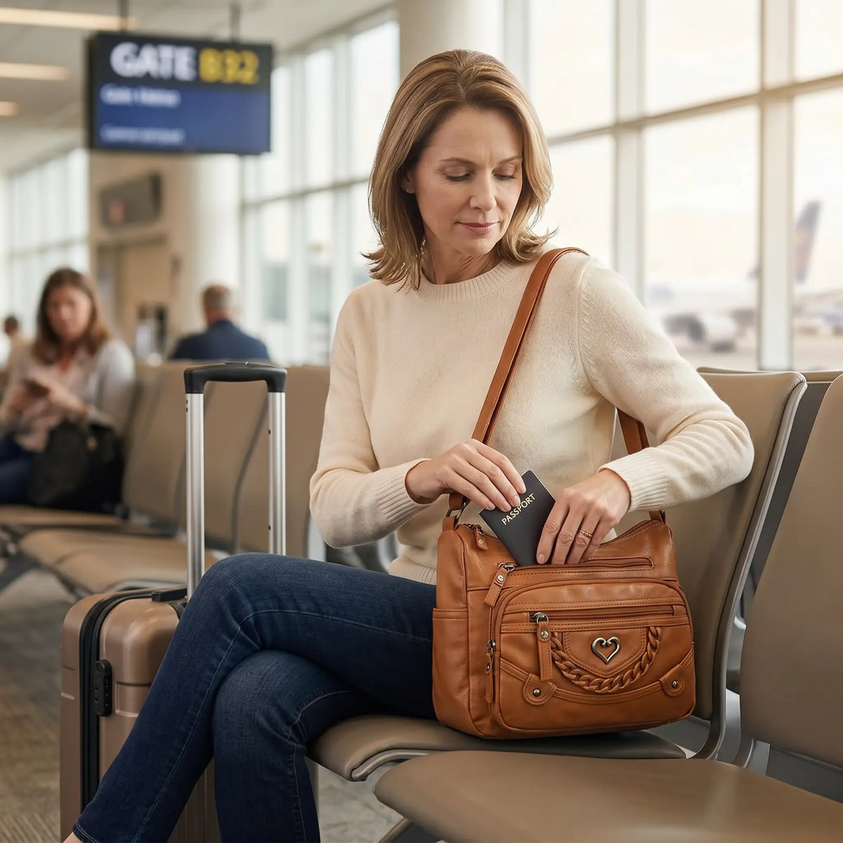 Multi-Pocket Crossbody Bag for Everyday Carry