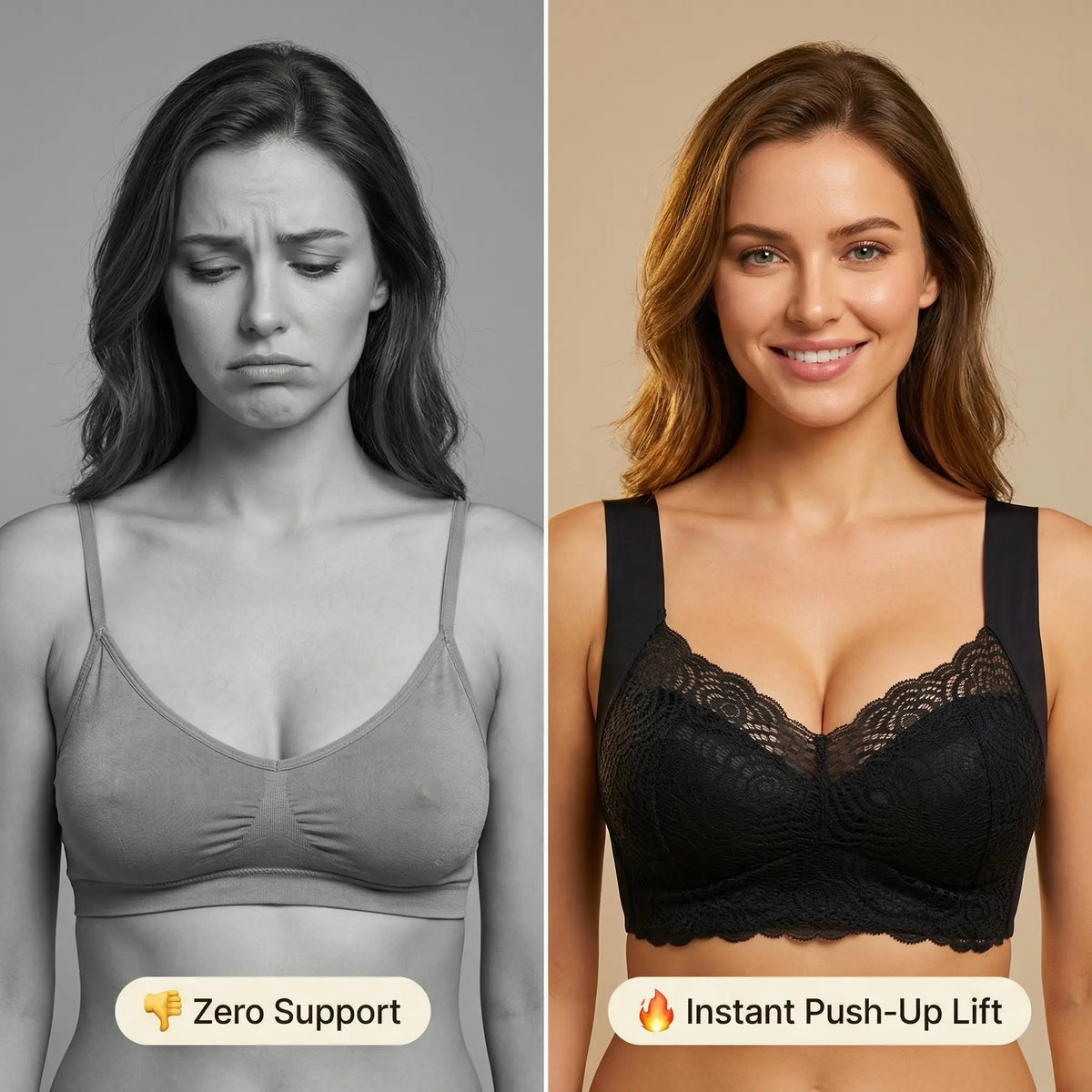 Comfortable & Supportive Push-Up Bra