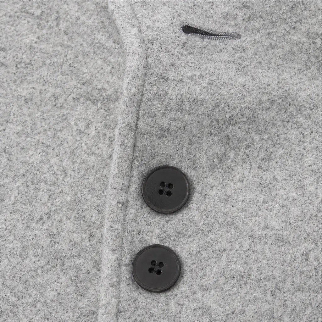Women's Button-Front Stand Collar Fall Coat