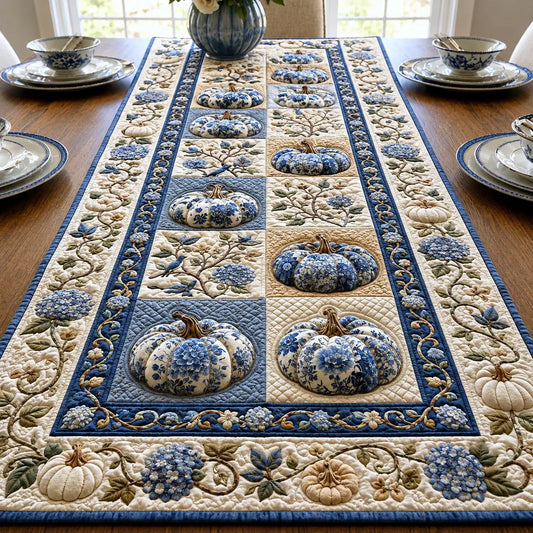 Pumpkin Paws Quilted Table Runner