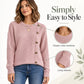 Women’s Fall Sweater Tunic Top Long Sleeve Cozy Casual Shirt