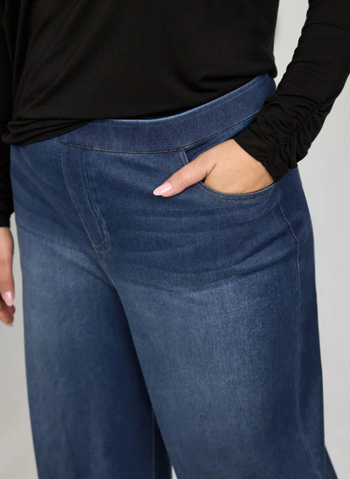 Women's High Waisted Slimming High Elasticity Casual Denim Pants
