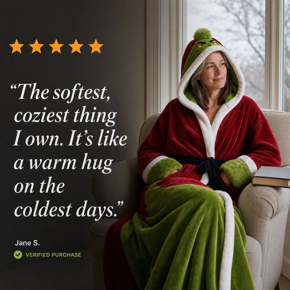 🔥Wearable Heated Blanket with Foot Pocket Sherpa