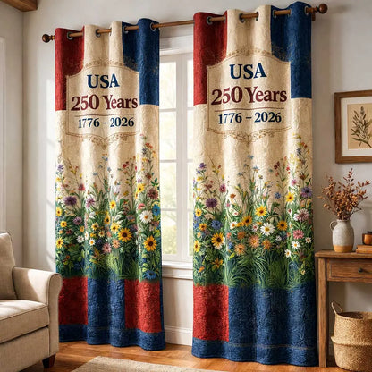 Star Palette Quilted Curtains