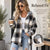 Women’s Plaid Hooded Zip-Up Jacket