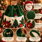 🎄3D Crochet Christmas Bucket Bag✨Festive Crossbody Purse with Detachable Strap