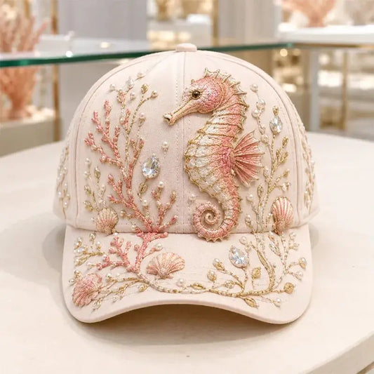 Seahorse Coral 3D-printed Creature Pattern Cap