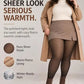 Women's Fleece Lined Tights Body Slimming Leggings Sheer Fake Translucent