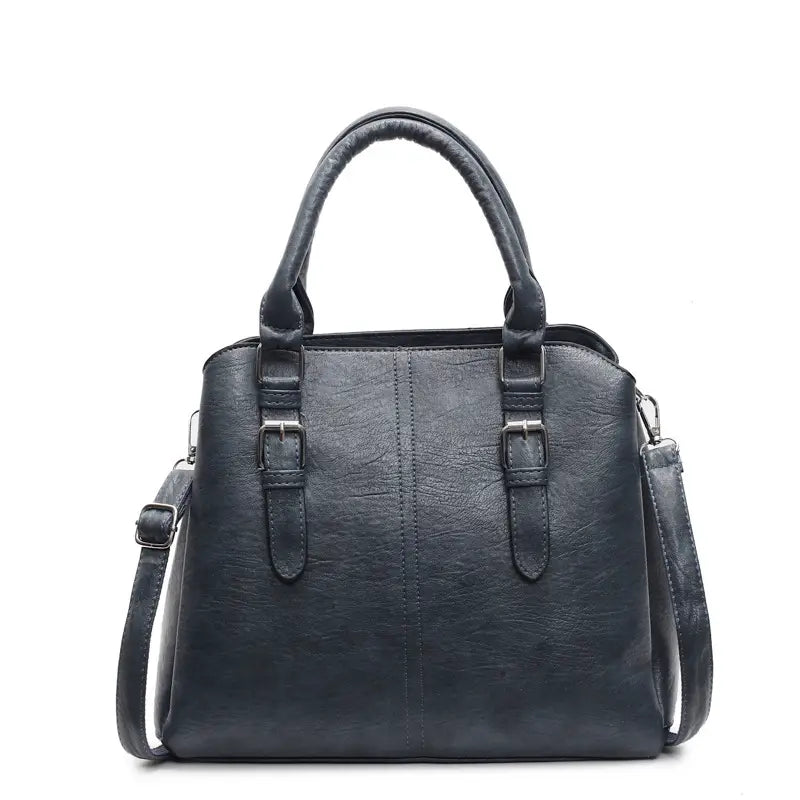 Women's Elegant PU Leather Square Handbag
