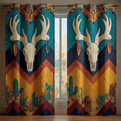 Desert Chevron Quilted Curtains
