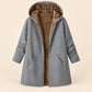 Winter Plush-Lined Cozy Hooded Coat