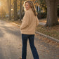 Full Size Fleece Half Zip Sweatshirt