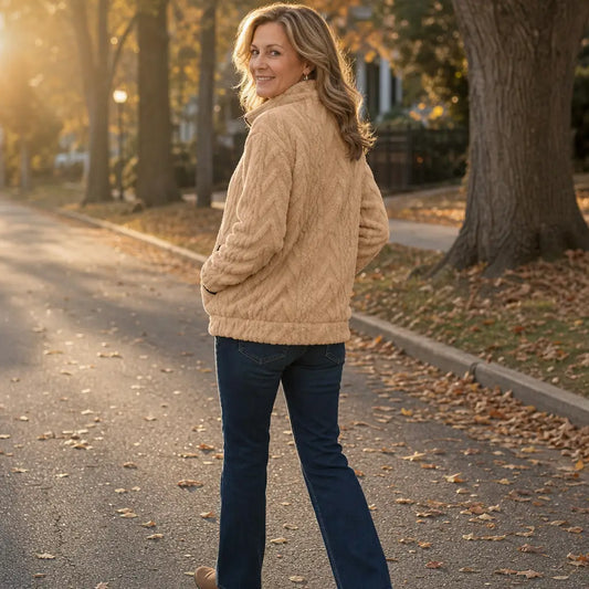 Full Size Fleece Half Zip Sweatshirt