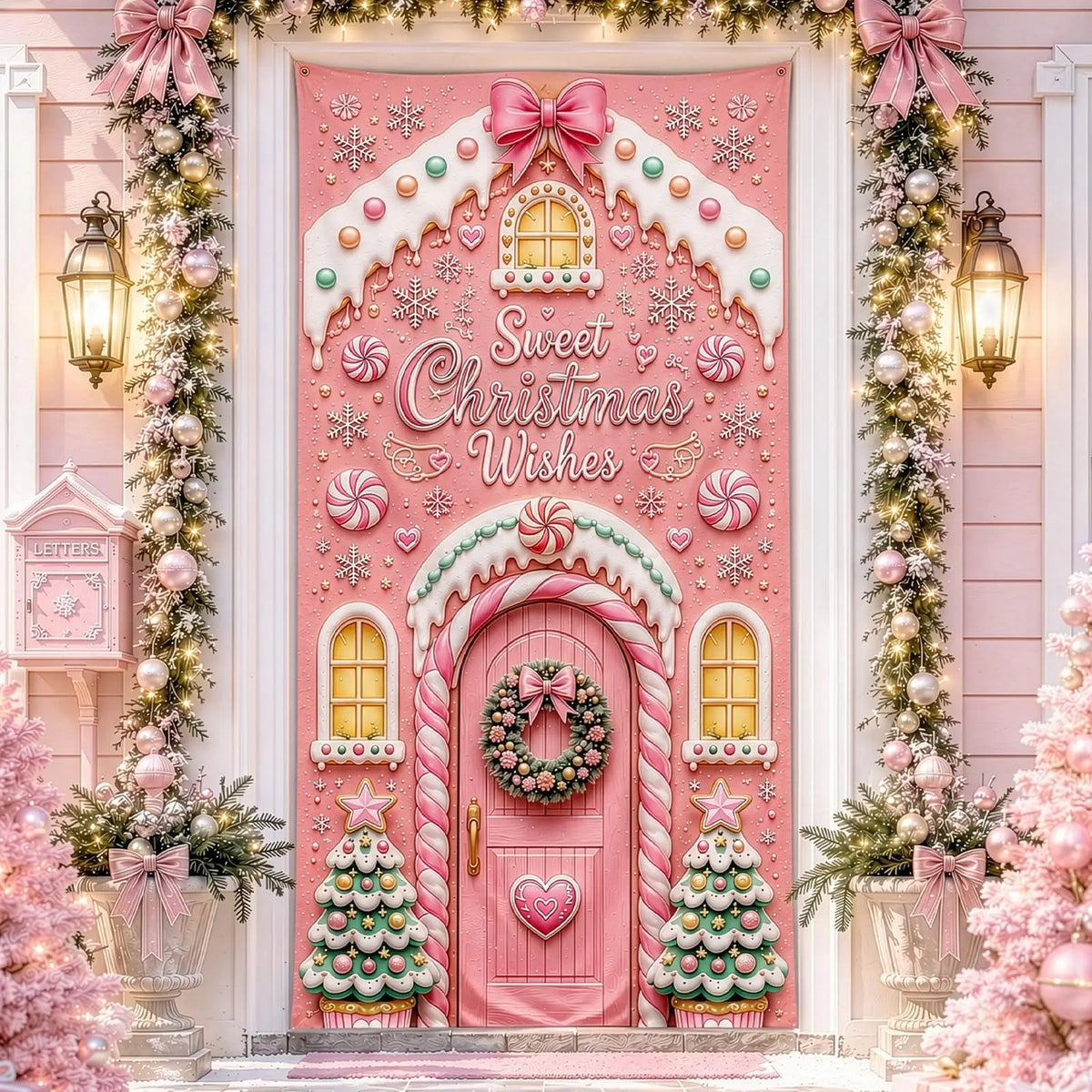 Christmas Door Cover – Instant Holiday Decor