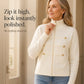 Two-Way Zip Sweater Jacket
