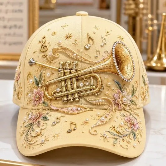Trumpet 3D-printed Creature Pattern Cap