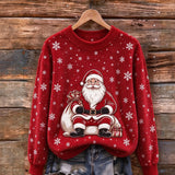 Santa Claus Gift Cozy Plush Sweatshirt