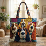 Basset Hound Handmade Tote Bag