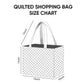 Spring Bloom Quilted Shopping Bag