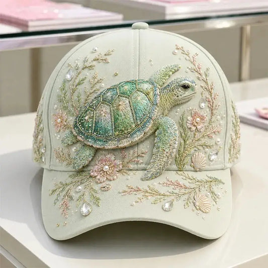 Sea Turtle 3D-printed Creature Pattern Cap